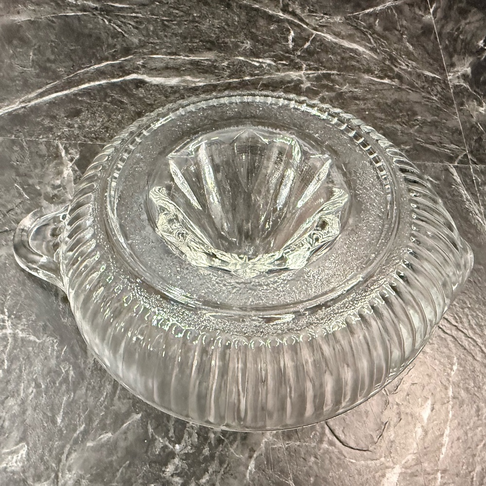 Glass Ribbed Citrus Juicer - Picture 9 of 11